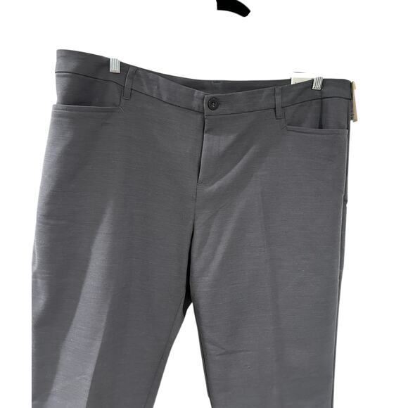 NEW CJ Banks Gray Relaxed Fit High Rise Trouser The Perfect Pant Size 20W Avg - Picture 3 of 7